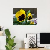 2つの黄色いパン ポスター (ホームオフィス)