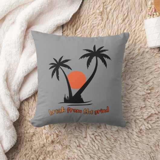 2つの黒い手のひらBFTG枕 クッション (ブランケット)