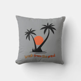 2つの黒い手のひらBFTG枕 クッション