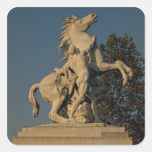 2つの「マーリーウマ」のオリジナルのレプリカ スクエアシール (正面)