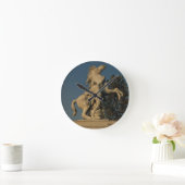 2つの「マーリーウマ」のオリジナルのレプリカ ラウンド壁時計 (ホーム)