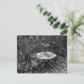 2つのB&Wのテーブル ポストカード (スタンド正面)