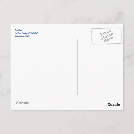 2つのDodosはがき ポストカード (裏面)