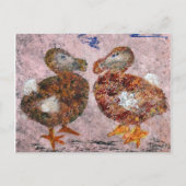 2つのDodosはがき ポストカード (正面)