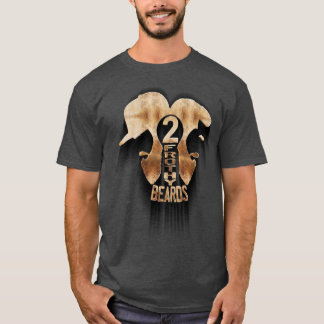 2つのFrothy Beardsロゴ Tシャツ