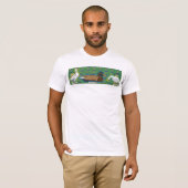 2つのgoosesのTシャツ間のアヒル Tシャツ (正面フル)