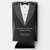 2つのgroomsグルマンギフトセルツァークーラーボックス スリム缶クーラー (裏面)