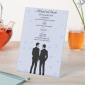 2つのGroomsメニュー 台座サイン (インサイチュ)