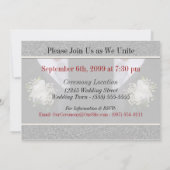 2つのGrooms Txesのコミットメント式 招待状 (裏面)