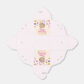 2つのGroovyディスコボール2nd誕生日パーティー フェイバーボックス (折り畳みなし)