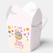 2つのGroovyディスコボール2nd誕生日パーティー フェイバーボックス (オープン)