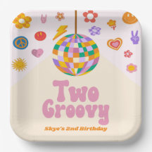 2つのGroovyディスコボール2nd誕生日パーティー