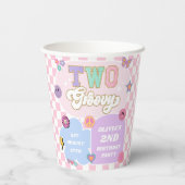 2つのGroovyパッ名門私立校風のチ2nd誕生日パーティー 紙コップ (裏面)