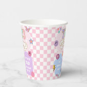 2つのGroovyパッ名門私立校風のチ2nd誕生日パーティー 紙コップ (右)