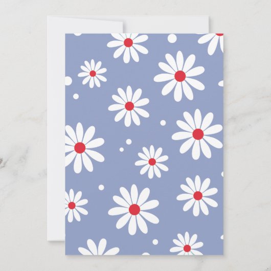 2つのGroovyレトロ2nd誕生日招待状 招待状 (裏面)