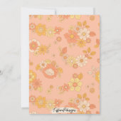 2つのGROOVY誕生日招待状 招待状 (裏面)