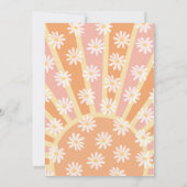 2つのGroovy誕生日 招待状 (裏面)