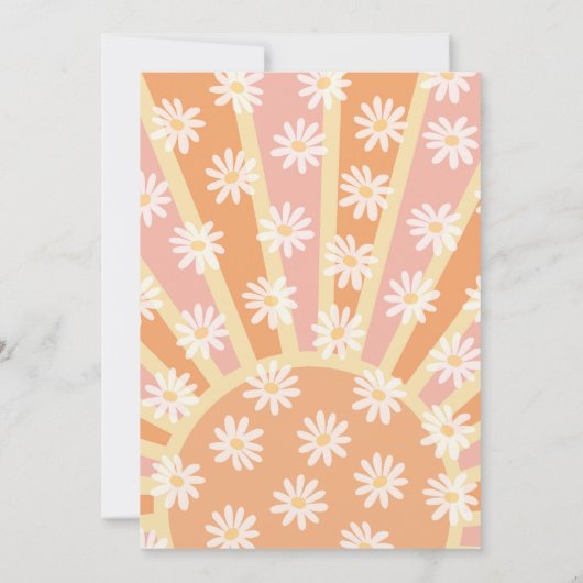 2つのGroovy誕生日 招待状 (裏面)