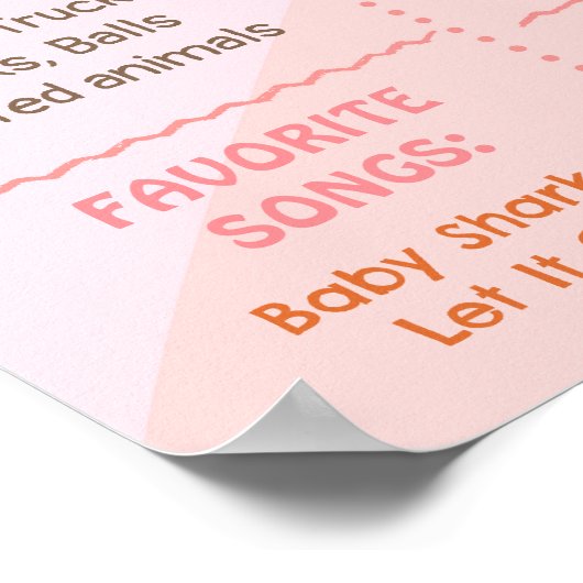 2つのGroovy 1つのレトロデイジー誕生日マイルストーン記号 ポスター (角)