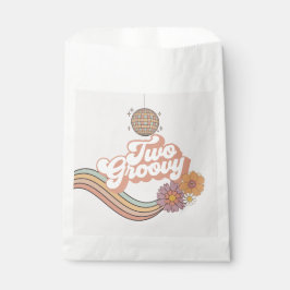 2つのGroovy 2番目の誕生日パーティー フェイバーバッグ