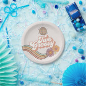 2つのGroovy 2番目の誕生日パーティー ペーパープレート (パーティー)