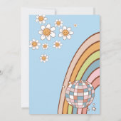 2つのGroovy 2nd誕生日パーティの招待状 招待状 (裏面)