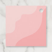 2つのGroovy 2nd誕生日パーティーレトロデイジーパーティー フェイバータグ (裏面)