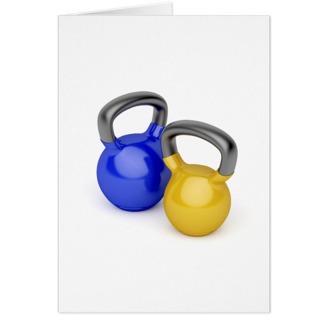 2つのkettlebells (正面)