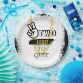 2つのLEGITから2番目やめのバースディア紙プレート ペーパープレート (パーティー)