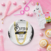 2つのLEGITから2番目やめのバースディア紙プレート ペーパープレート (パーティー)