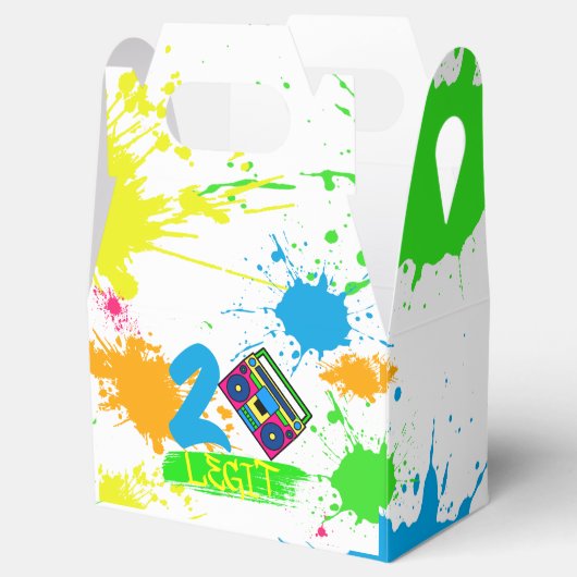 2つのLEGITやめから2番目のバースデーカラフル フェイバーボックス (オープン)