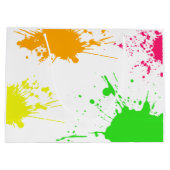 2つのLEGITやめから2番目のバースデーカラフル ラージペーパーバッグ (裏面)