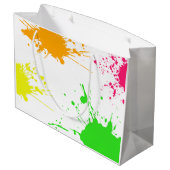 2つのLEGITやめから2番目のバースデーカラフル ラージペーパーバッグ (裏面アングル)