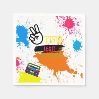 2つのLEGITやめから2番目の誕生日 スタンダードカクテルナプキン