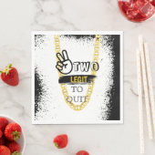 2つのLEGITやめから2番目の誕生日 スタンダードランチョンナプキン (インサイチュ)