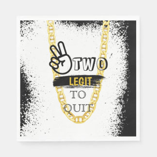 2つのLEGITやめから2番目の誕生日 スタンダードランチョンナプキン
