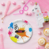 2つのLEGITやめから2番目の誕生日 ペーパープレート (パーティー)