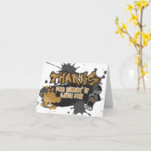 2つのLegit toやめサンキューカード カード (黄色い花)