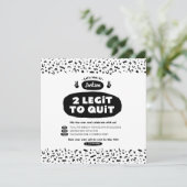 2つのLegit To、90sやめヒップホップ誕生日 招待状 (スタンド正面)