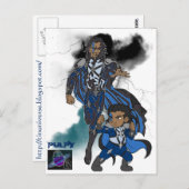 2つのPulpyのポストカード ポストカード (正面/裏面)