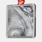 2つのS形の極ハリケーン メタルオーナメント (左)