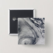 2つのS形の極ハリケーン 缶バッジ (正面&裏面)