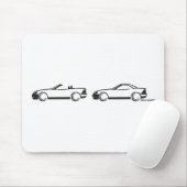 2つのSLK マウスパッド (マウス)