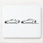 2つのSLK マウスパッド (正面)