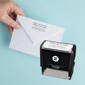 2つのsurnamesモダンカップル差出人住所 セルフインキングスタンプ