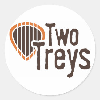2つのTreys Circleシール ラウンドシール