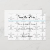 2つのTuxedo新郎ゲイ結婚式の日付を保存 セーブザデート (正面/裏面)