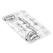 2つのTuxedo新郎ゲイ結婚式の日付を保存 マグネット (右側)