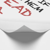 2つはそれらの1つが死んでいればoffen秘密を保つことができます ラッピングペーパー (角)