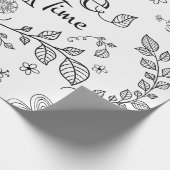 2つはギフト用包装紙に昔々ある調子を与えました ラッピングペーパー (角)